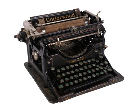 An Antique Underwood office typewriter 