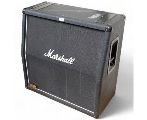 A Marshall 1960-A300W angled speaker cab.&nbsp;Unclear whether this is working condition or not