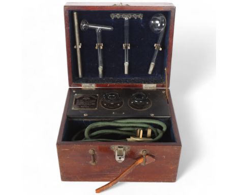 Watson & Sons (Electromedical) Ltd, London, "The Sunic", a Vintage violet ray machine, serial no. 2048, housed in associated 