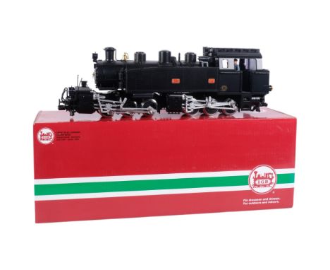 LGB THE BIG TRAIN - a G gauge steam locomotive, 413CFV, model 26851, near unused and in original box 