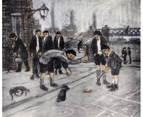 Harold Riley (British b.1934)- 'Piggy'
Pencil signed limited edition print, no.28, titled to mount, approx 36x36cm, framed.