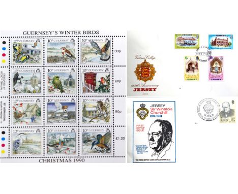 A collection of Jersey stamps
In eighteen albums comprising four albums containing mint stamps, six albums containing present