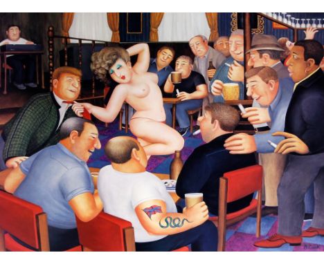 Beryl Cook OBE (British, 1926-2008) - 'Lunchtime Refreshments'
Pencil signed limited edition lithograph, published by Alexand