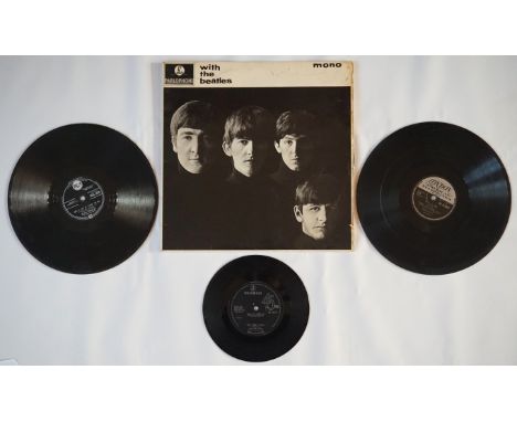 Approx. 250 vinyl records
Includes LPs, 78s and 45s.  Amongst the LPs is The Beatles 'With the Beatles' Parlophone (PMC 1206)