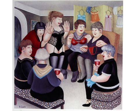 Beryl Cook OBE (British, 1926-2008) - 'Party Girls'
Pencil signed limited edition lithograph, no. 341/650, published by Alexa