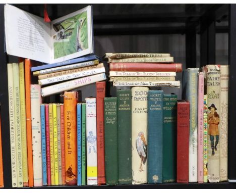 Shelf of children books including Ladybird books. P&amp;P Group 3 (£25+VAT for the first lot and £5+VAT for subsequent lots) 