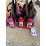 12-Ton, 1-Ton bottle jacks
