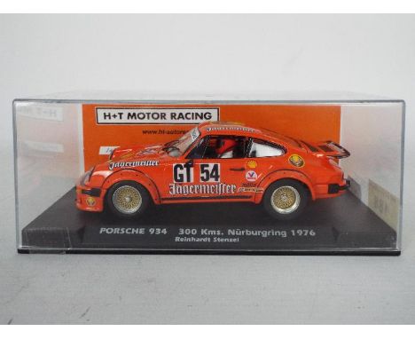 Slotwings - A limited edition Porsche 934 in Jagermeister livery as driven by Reinhardt Stenzel in the 1976 Nurburgring 300 K