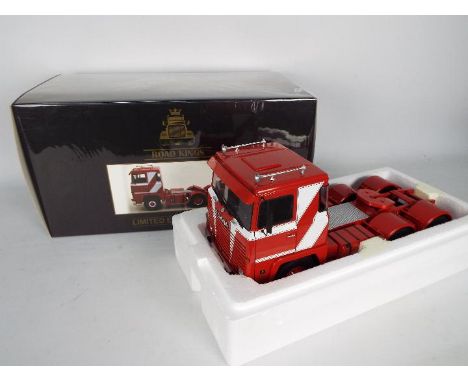 KK Scale - Road Legends - A limited edition 1:18 scale Scania 141 V8 tractor unit. # RK180014. This diecast model is one of o