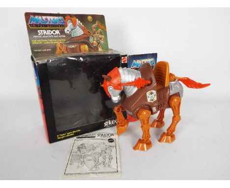 Mattel - A boxed vintage 1983 Masters of the Universe 'Stridor' by Mattel. The model appears to be in Excellent condition wit