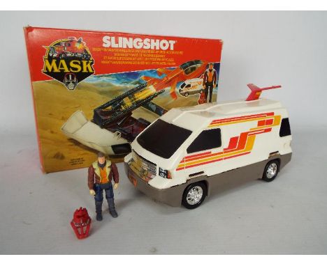 Kenner - Mask - A boxed Slingshot RV Surveillance Unit and Sonic Jet with Ace Riker action figure. The models appear in Very 