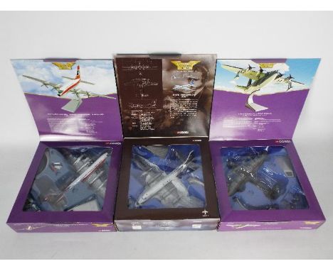 Corgi Aviation Archive - Three boxed diecast 1:144 scale model aircraft from Corgi Aviation Archive. Lot consists of #48602 '