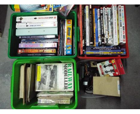 Lego, Star Wars, Hornby, Railway World - A collection of approximately 100 books on various subjects including Lego, and mode
