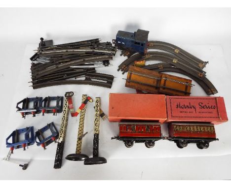 Hornby, Other  - Two boxed Hornby O gauge items of rolling stock including RS663 Guards Van, and C553 No.! Passenger Coach bo
