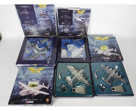 Corgi Aviation Archive - Four boxed diecast 1:144 scale model aircraft from Corgi Aviation Archive. Lot consists of AA31801 B