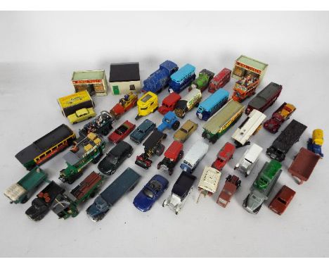 Matchbox, Tootsie, Benbros, Dinky, Dinky Dublo, Other - An unboxed collection of diecast model vehicles in various scales. Lo