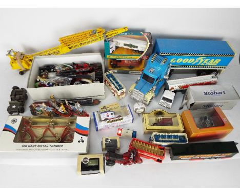 Corgi - Buddy L - Oxford - A collection of vehicles in various scales including a vintage 1980s Buddy L truck with noise func