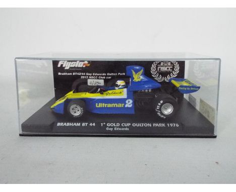 Flyslot - NSCC - A limited edition Brabham BT44 winning car from the 1976 Oulton Park Gold Cup race driven by Guy Edwards. Th