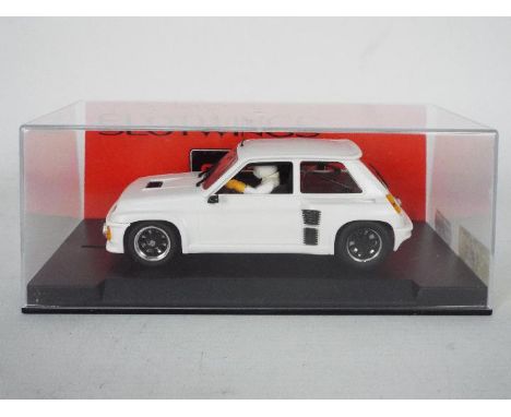 Slotwings - A rare version of the Renault 5 Turbo 1:32 scale slot car in plain white finish. The model appears Mint in a Near