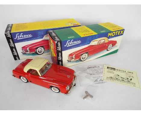 Schuco - Motex - A boxed limited edition Mercedes Benz 190SL # 1088. The model comes with a certificate to show it is number 