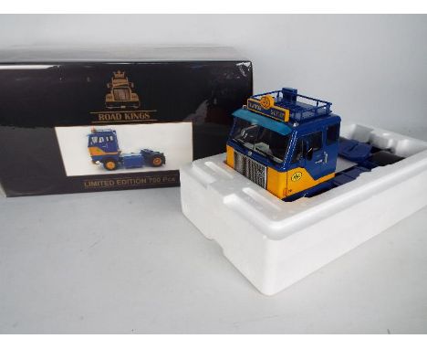 KK Scale - Road Legends - A limited edition 1:18 scale Volvo F88 tractor unit. # RK180061. This diecast model is one of only 