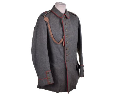 Prussian Identified 1907/14 74th Regiment Enlisted Mans Tunic, a fabulously rare tunic being the model 07/14 constructed in f