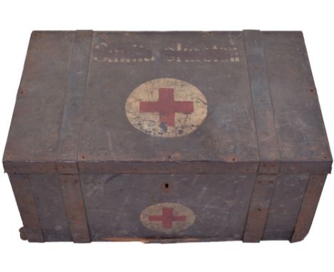 Field Hospital Medical Supply Trunk, known as the Sanitats Kasten, this very rare piece of field medical equipment in its all