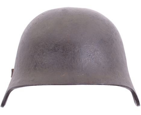 Armoured Helmet Brow Plate, a very good condition armoured brow plate for fitting to the M.16, 17 and 18 helmet. Maker marked