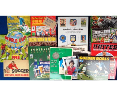 Trade cards, albums etc, a mixed selection of items inc. Typhoo Premium Cards (8), inc. George Best, Alan Ball, West Ham Utd 