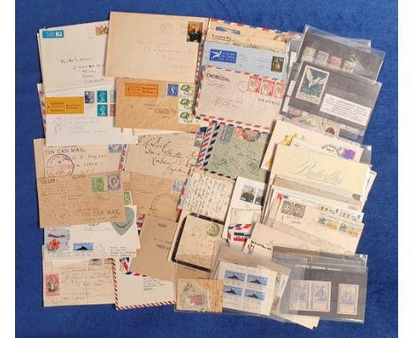 Stamps / Postal History, a selection of over 200 philatelic items inc. Tin Can Mail from Tonga with many post markis and canc