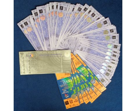 Olympic tickets, a collection of approx. 80 unused press tickets from the Sydney Olympics 2000 (10) all duplicated, &amp; Sal