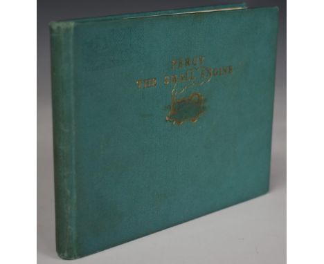 [SIGNED] Percy The Small Engine by The Rev. W. Awdry with illustrations by C. Reginald Dalby, published Edmund Ward 1956 firs