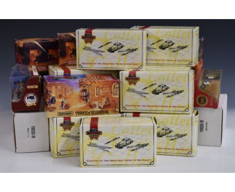 Thirty-three Matchbox Collectibles, Fire Engine Services, Great Beers of The World and similar diecast model vehicles, all in