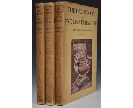 The Dictionary of English Furniture from the Middle Ages to the Late Georgian Period by Percy Macquoid and Ralph Edwards publ
