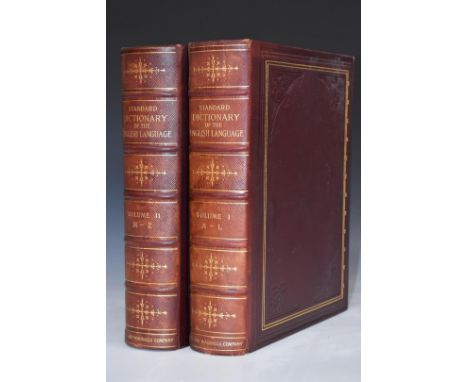 [Binding] A Standard Dictionary of the English Language upon Original Plans prepared by more than 200 specialists and other S