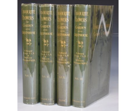 Favourite Flowers of Garden and Greenhouse by Edward Step, The Cultural Directions edited by William Watson, illustrated with