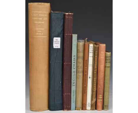 Early English Furniture &amp; Woodwork by Herbert Cescinsky &amp; Ernest R. Gribble published Waverley 1922 in 2 volumes (bou