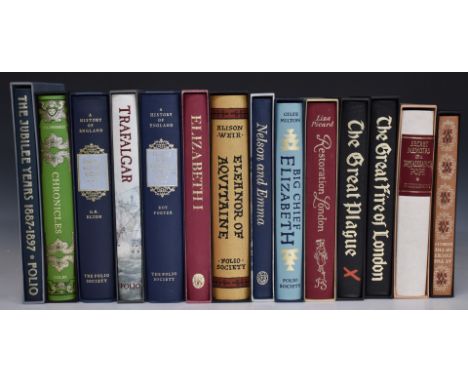 [Folio Society] Trafalgar An Eyewitness History 2005, Nelson and Emma 1994, The Great Fire of London and The Great Plague, Re