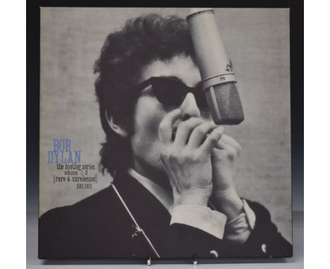 Bob Dylan - The Bootleg Series 1-3, five album box set. Records and booklet appear EX, inner and box VG