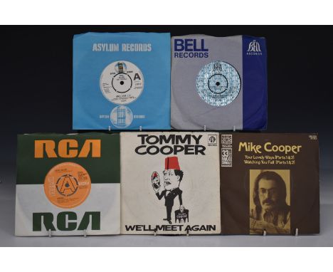 Approximately 300 singles including Ry Cooder, Peter Cook, Alice Cooper, Tommy Cooper, Julian Cope, Cream, The Crickets, Bobb