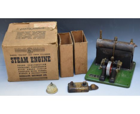 SEL Major 1550 twin cylinder live steam stationary engine, in original box.&nbsp;