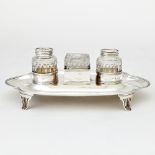 George III Sterling Silver Inkstand