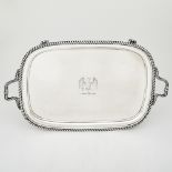 George III Sterling Silver Two Handled Tray John Mewburn, London, 1813