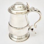 George III Sterling Silver Covered Tankard Thomas Wallis, London, 1772