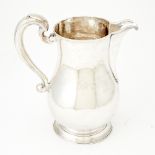 George II Sterling Silver Water Pitcher Francis Spilsbury, London, 1738