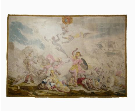 17th-18th Century Designed by Jean-Baptiste Deshays (French (active Paris), 1729–1765) Woven at the Beauvais tapestry manufac