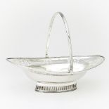 George III Sterling Silver Cake Basket London, 1790