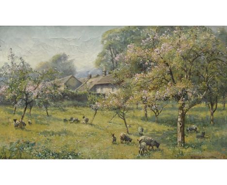 Φ Arthur Henry Knighton-Hammond (1875-1970)A Spring Morning, Middleton, DerbyshireSigned Arthur H Hammond (lower right) and f