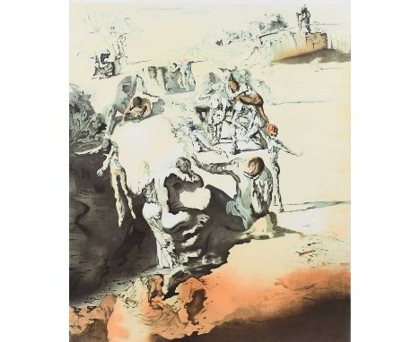 Φ Salvador Dalí (Spanish 1904-1989)The Great ParanoiacSigned and numbered 104/300 Dali (in pencil to margin)Lithograph68.6 x 