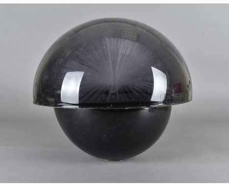 A 1970s Galaxy perspex table lamp, with fibre optic light 